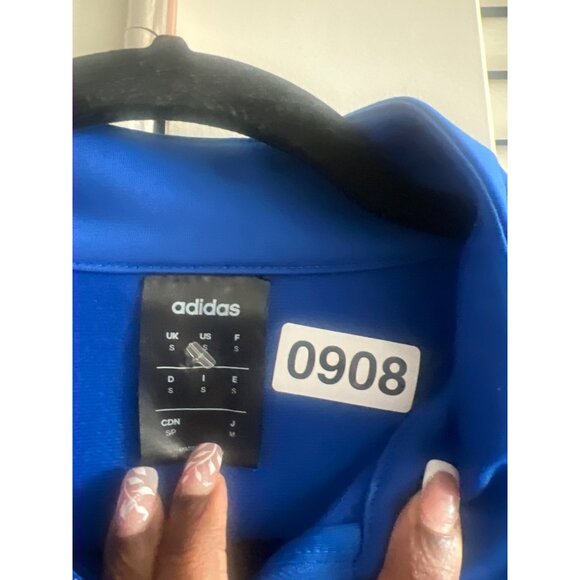 Mens Royal Blue Three Stripes Track Light Weight Jacket - Picture 7 of 7